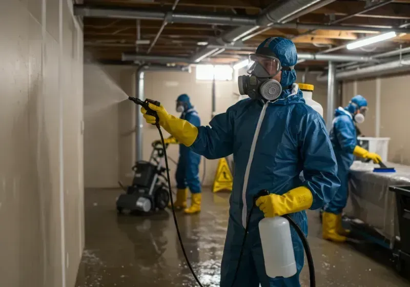 Basement Sanitization and Antimicrobial Treatment process in Carlton, MN